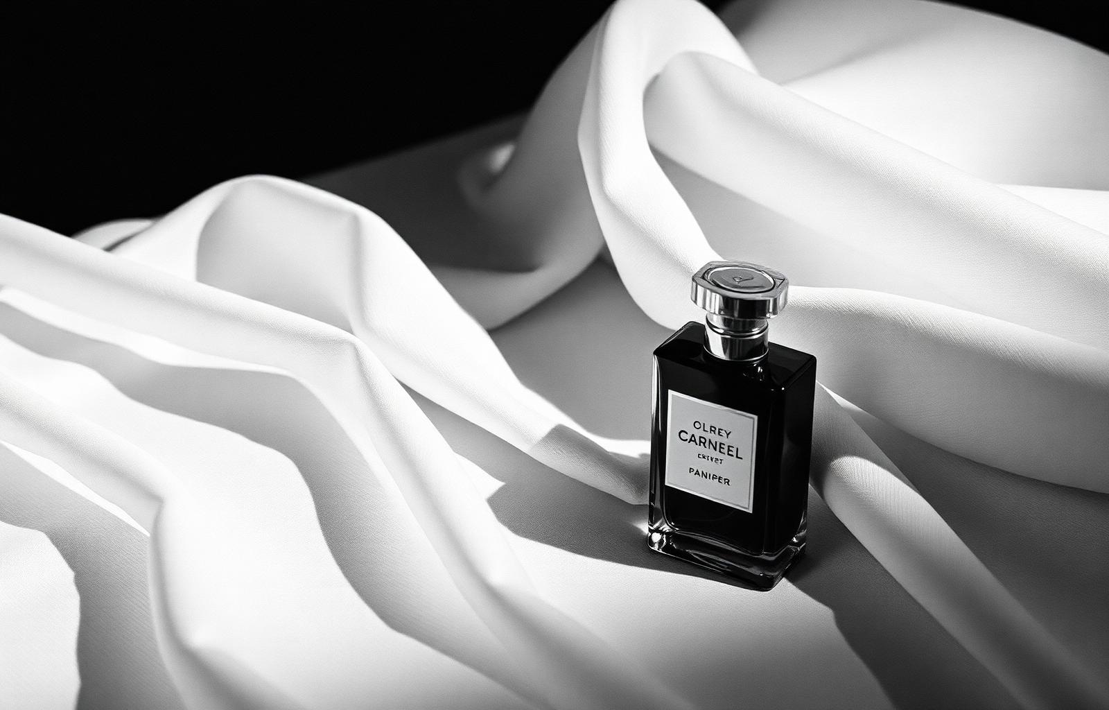 Monochrome editorial luxury still life